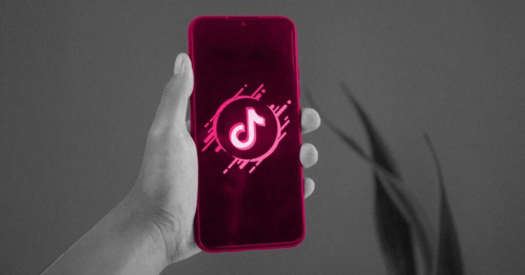 tiktok pink symbol